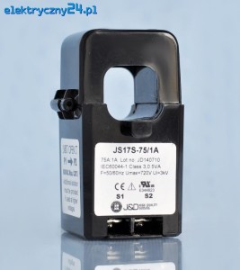 Przekładnik prądowy otwierany JS17S 75/1A 