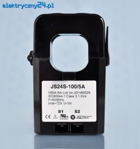 Przekładnik prądowy otwierany JS24S 100/5A