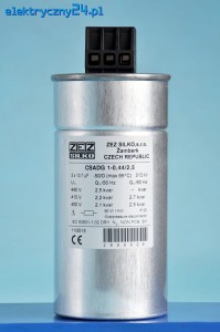 Kondensator 2 kvar/400V  CSADG 0,44/2,5-HD