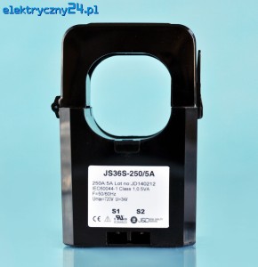 Przekładnik prądowy otwierany JS36S 250/5A