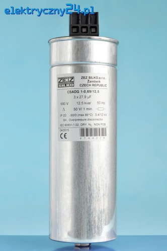 Kondensator 25 kvar/690V CSADG 1-0,69/25