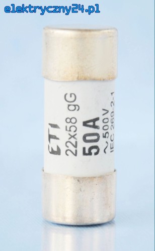 Wkładka cylindryczna CH 22x58 gG 63 A