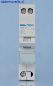 Przełącznik trójpołożeniowy z pozycją środkową neutralną SFB116