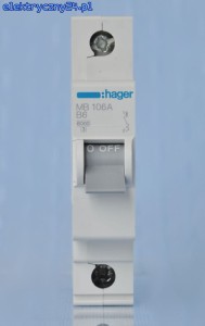 Wyłącznik  nadprądowy C16A 1P MCN116E