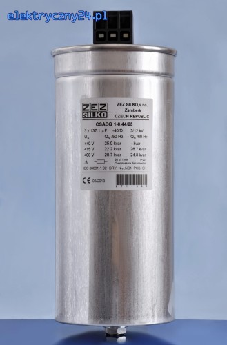 Kondensator 20 kvar/400V CSADG 0,44/25-HD